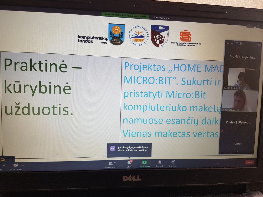 Sėkmė konkurse „Jaunieji inovatoriai”