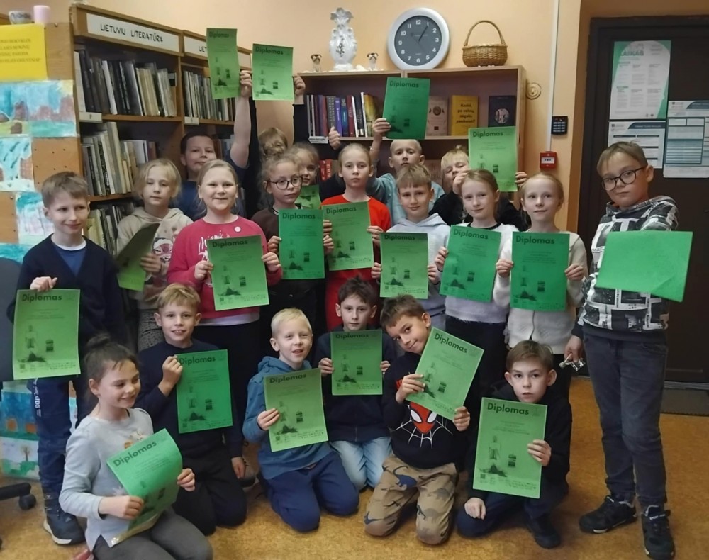 Skaitymo iššūkio renginys Kruonio bibliotekoje