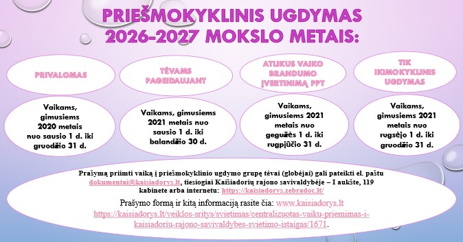 Jau galima teikti prašymus