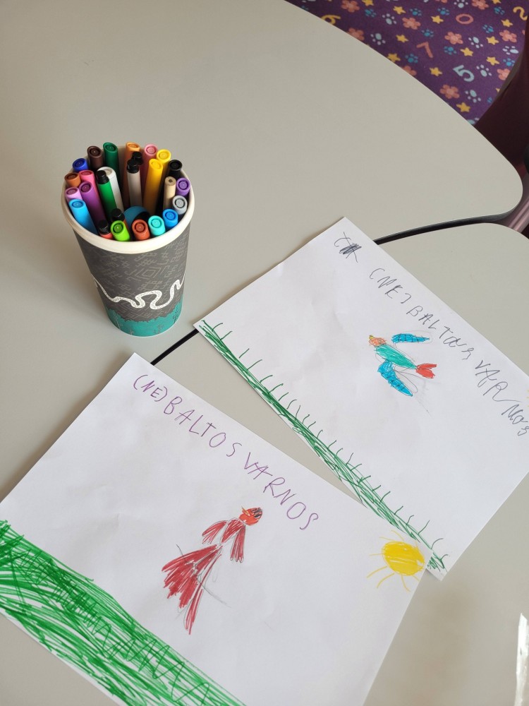 Kruonio pagrindinės mokyklos mokiniai aktyviai įsitraukė į NŠA inicijuotą projektą apie įtrauktį #nebaltosvarnos 🕊️ #ĮtrauktisŠvietime