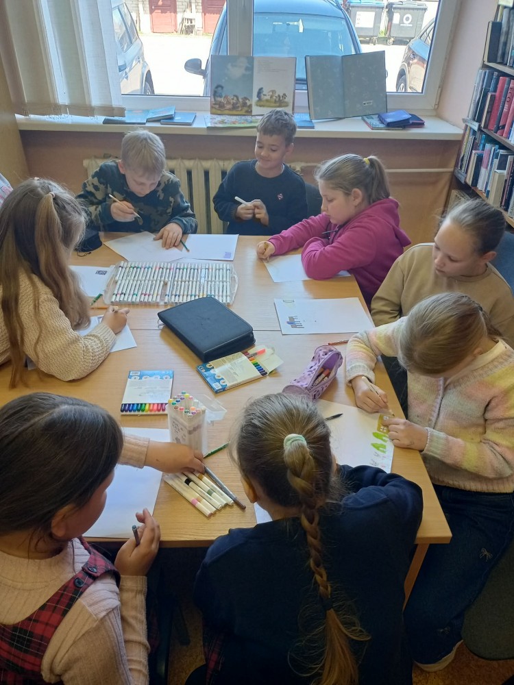 Trečiokai dalyvavo Kruonio bibliotekininkės surengtoje edukacijoje