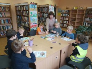 Edukacija Kruonio bibliotekoje ,,Pirmoko draugystė su knyga“